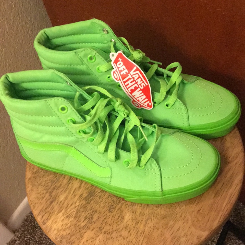 Neon green Vans